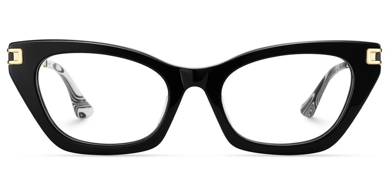 Siren - Cat Eye Black Eyeglasses | Vooglam