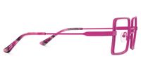 Fergus - Rectangle Pink Eyeglasses | Vooglam 