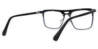 Dempster - Rectangle Blue Eyeglasses | Vooglam Side View