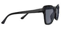 Letitia - Rectangle Black Sunglasses - 4