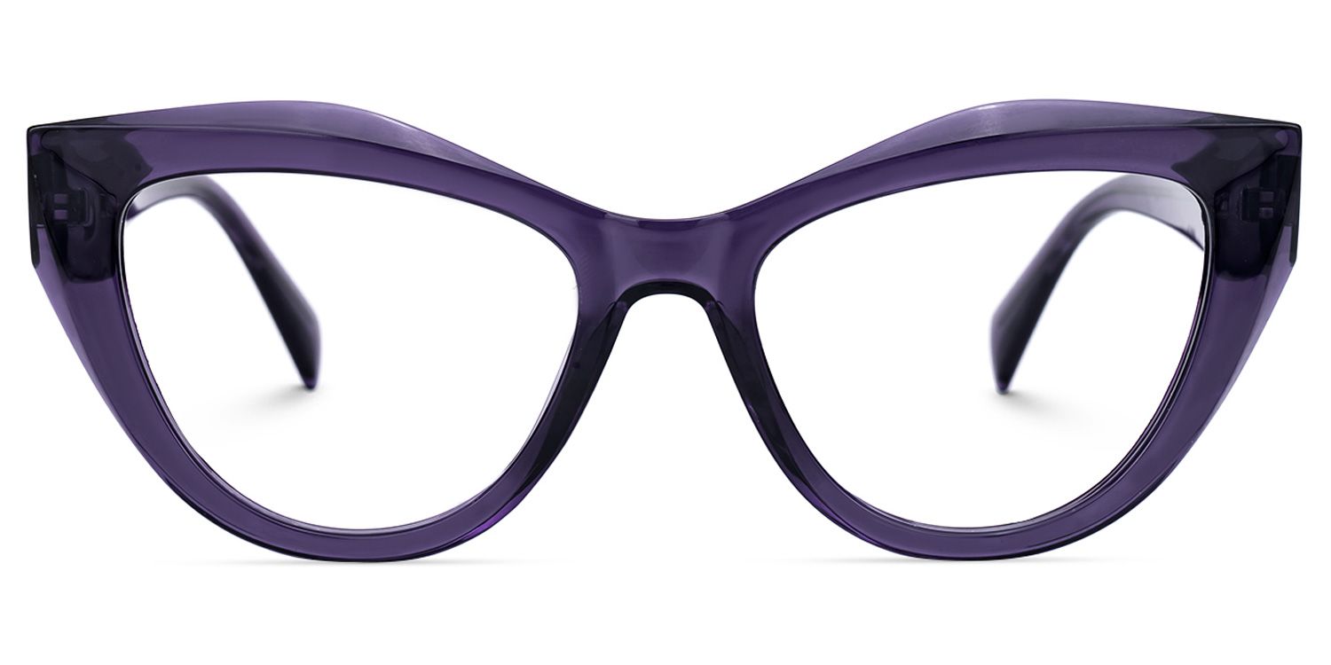 Fantine - Cat Eye Purple Eyeglasses product detail 2