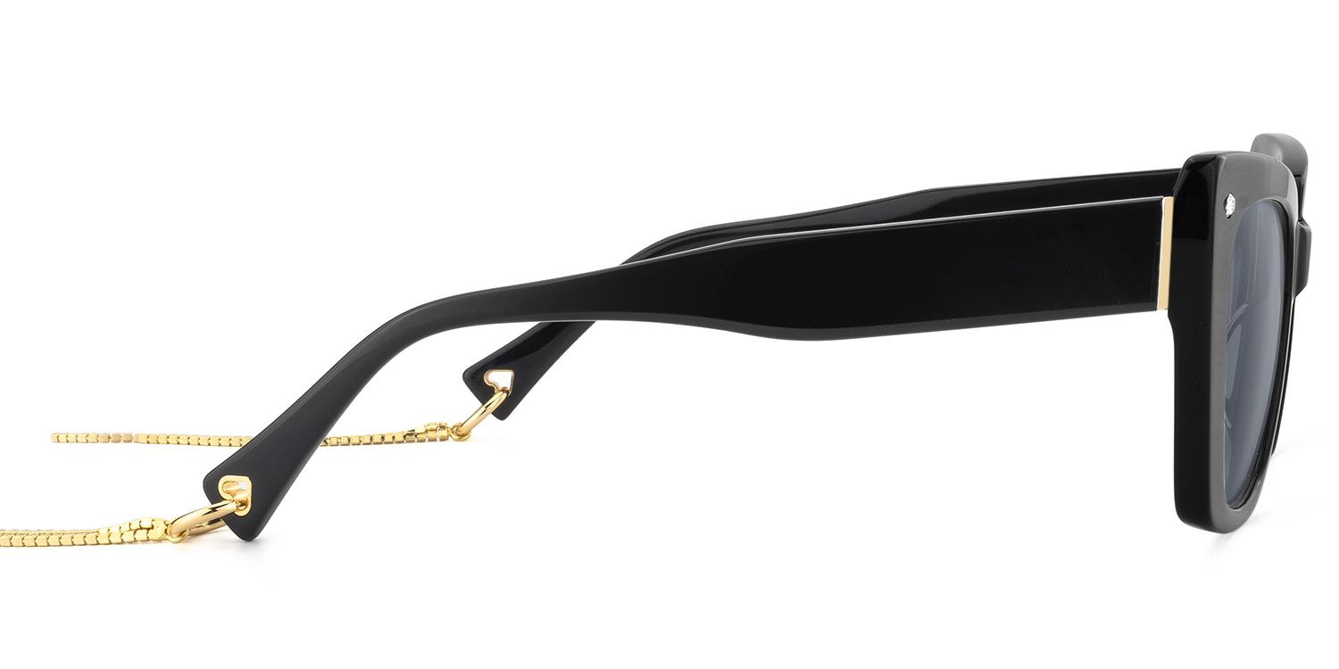 Rosa - Butterfly Black Sunglasses | Vooglam 4