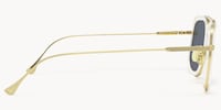 Alvira - Clear Aviator Sunglasses Gold Frame - 3