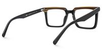 Hagrid - Rectangle Black Eyeglasses | Vooglam Side View