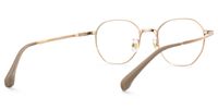 Grain - Geometric Gold Eyeglasses - 3