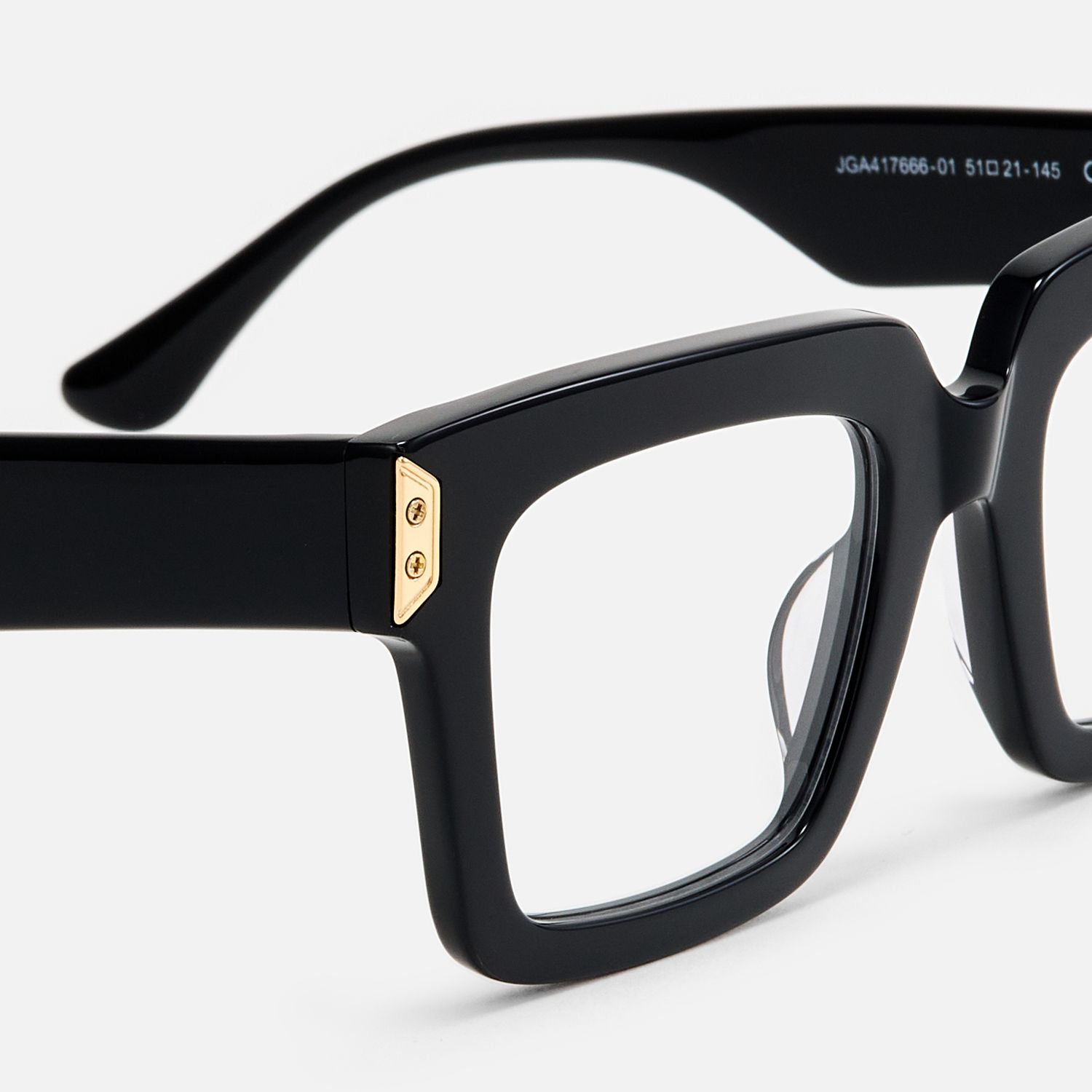 Daiane - Square Black Eyeglasses product detail 4