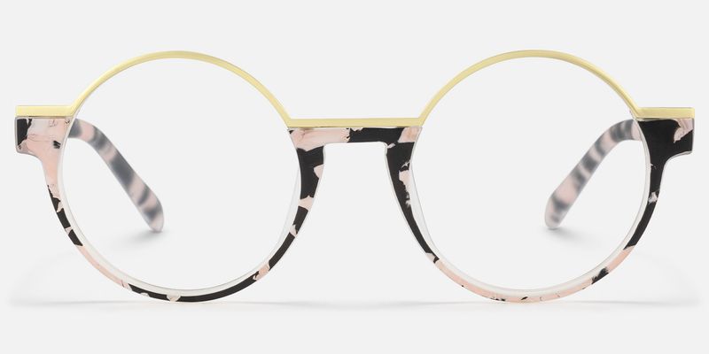 Latina - Round Floral Eyeglasses
