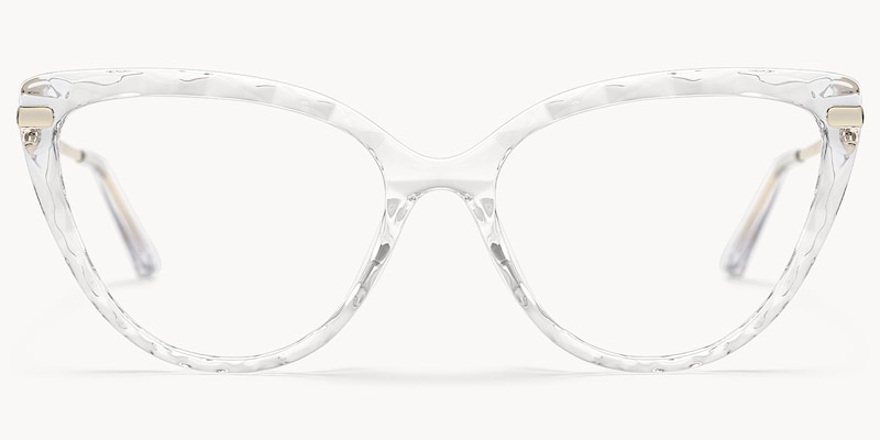 Dayna - Cat Eye Crystal Eyeglasses