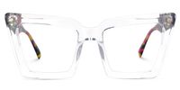 Eduardo - Square Crystal Eyeglasses | Vooglam Angle View