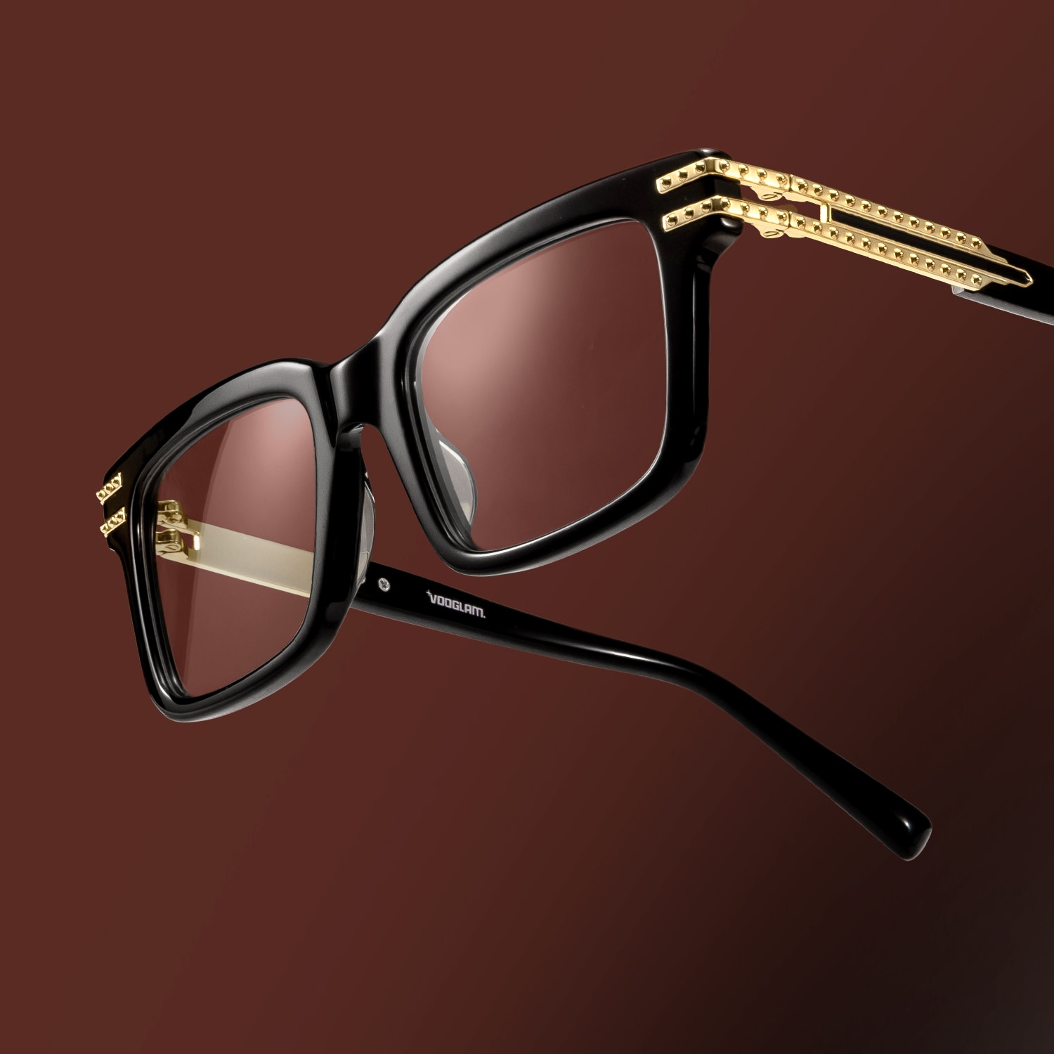 Anansi - Rectangle Black Eyeglasses - 1