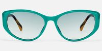 Macsen - Cat Eye Green Prescription Sunglasses | Vooglam Angle View