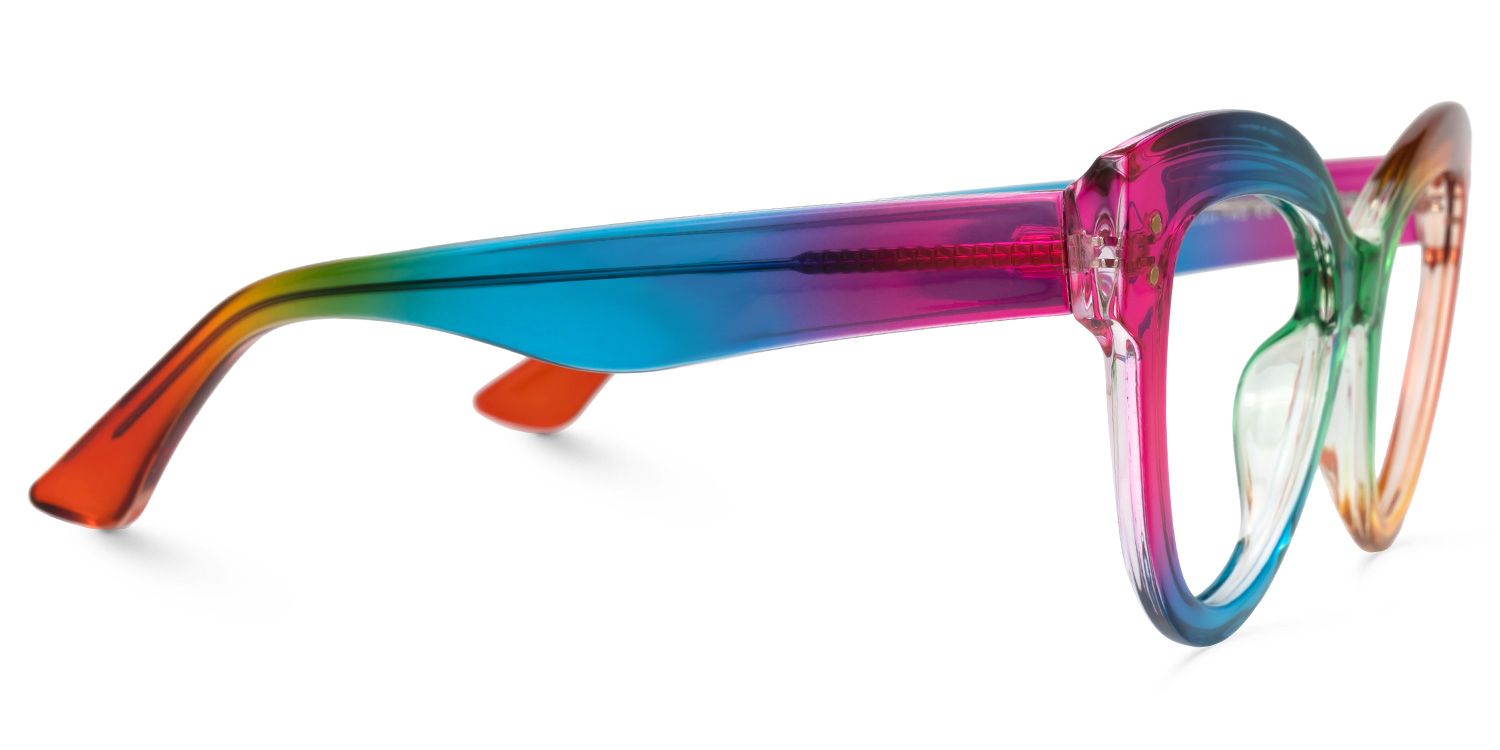 Samson - Cat Eye Multicolor Eyeglasses | Vooglam 4