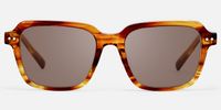 Jafaru - Rectangle Tortoise Sunglasses | Vooglam Angle View