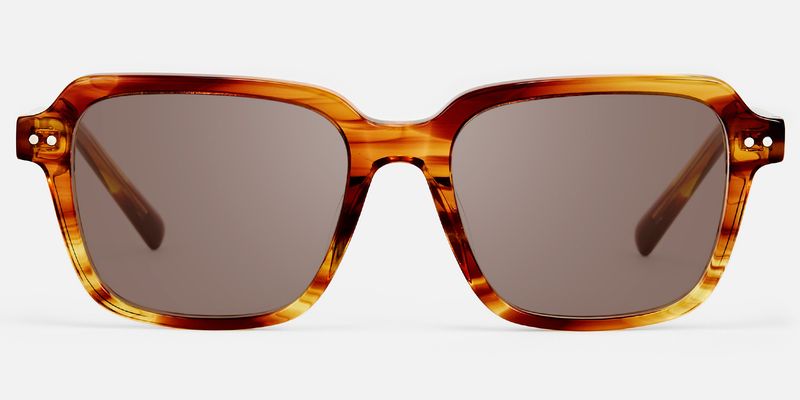 Jafaru - Rectangle Tortoise Sunglasses