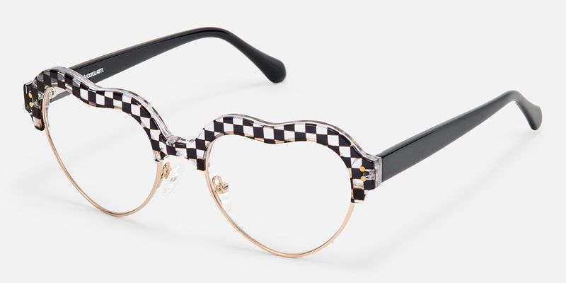 Hannah - Heart Pattern Eyeglasses