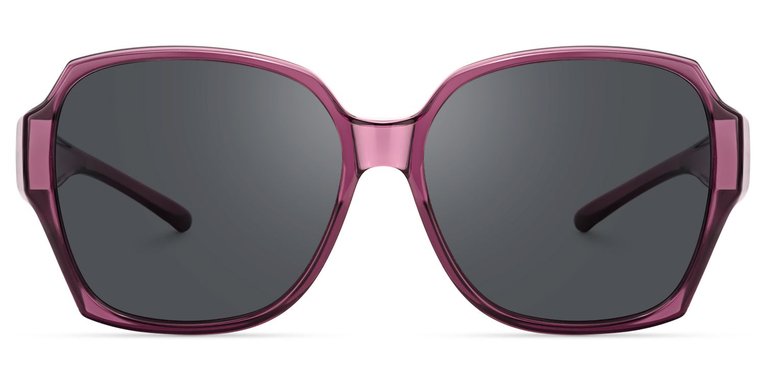 Fenton - Geometric Purple Fit Over Sunglasses | Vooglam Angle View