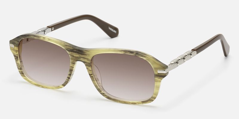 Albini - Green Wood Grain Gradient Brown Shades | Vooglam