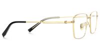 Mono - Rectangle Gold Eyeglasses - 4