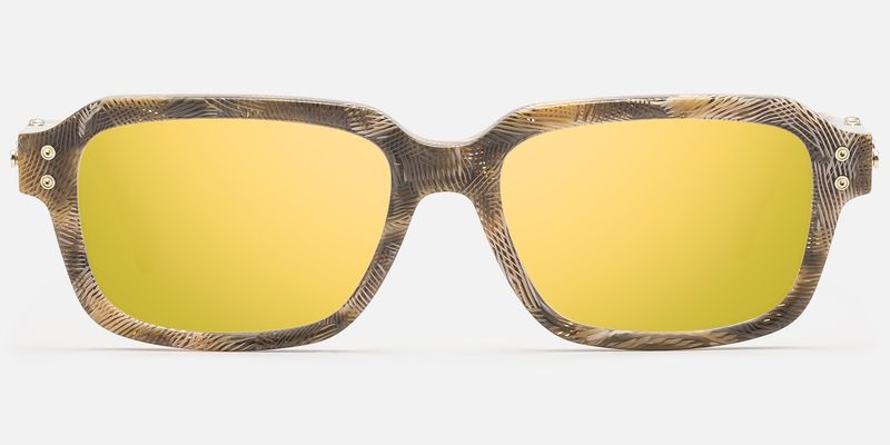Anacortes - Light Brown Pattern Guitar Glasses | Vooglam