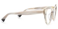 Naira - Cat Eye White Eyeglasses | Vooglam 