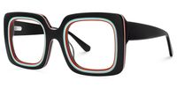 Esadowa - Square Black Eyeglasses