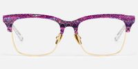 Cosmic - Browline Pattern Eyeglasses | Vooglam Angle View