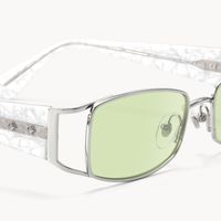 Wren - Rectangle Silver Sunglasses - 4