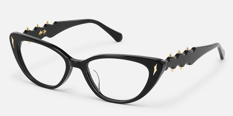 As If - Cat Eye Black Eyeglasses
