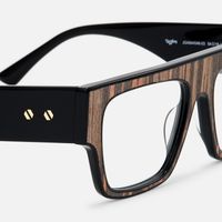 Wandrea - Aviator Brown Eyeglasses | Vooglam Design Details