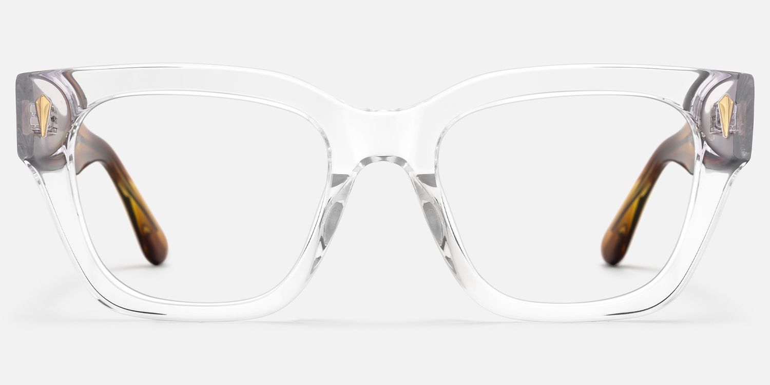 Asante - Square Transparent Eyeglasses product detail 2