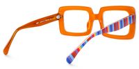 Jackie - Rectangle Multicolor Eyeglasses | Vooglam Side View