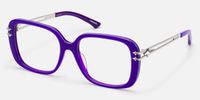 Nova - Square Purple Eyeglasses