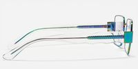 Odelya - Rectangle Multicolor Eyeglasses | Vooglam Side View