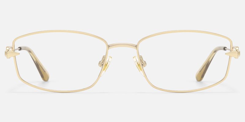 Bladework - Rectangle Gold Eyeglasses