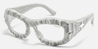 The Geologist - Geometric Gray Eyeglasses