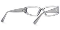 Quentin - Rectangle Silver Eyeglasses | Vooglam Side View