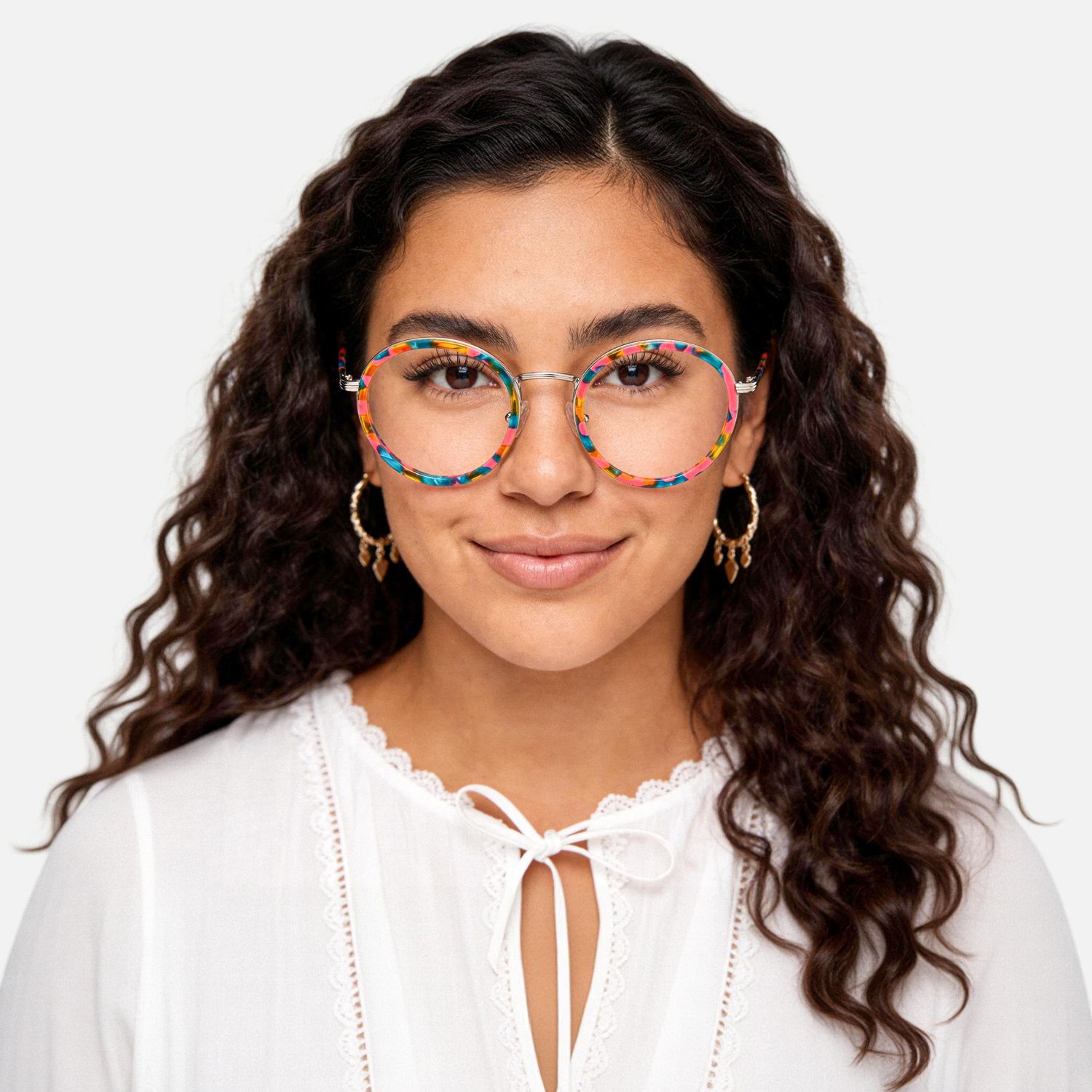 Explore the design story of Alma - Round Multicolor Eyeglasses | Vooglam