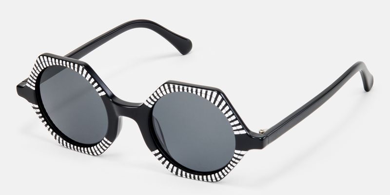 Hypnotic - Geometric Black Sunglasses