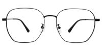 Eissa - Round Black Eyeglasses | Vooglam Angle View