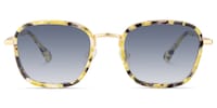 Sundance - Square Yellow Sunglasses - 1