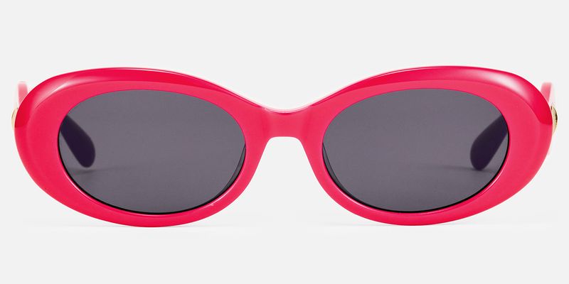 Royale - Oval Pink Sunglasses