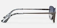 Viva - Cat Eye Black Sunglasses | Vooglam Side View