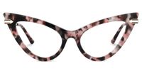 Fariat - Cat Eye Tortoise Eyeglasses | Vooglam Angle View
