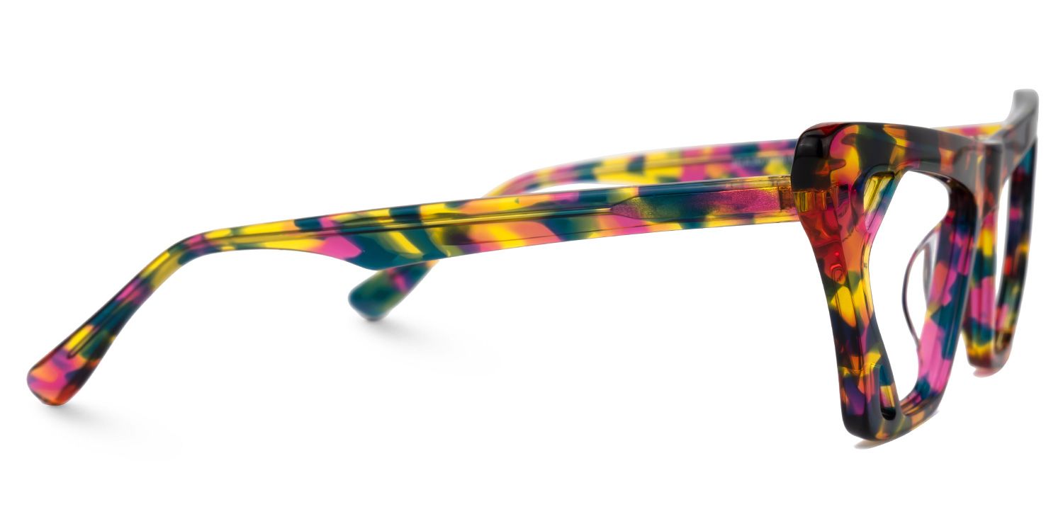 Cadogan - Cat Eye Floral Eyeglasses | Vooglam 4