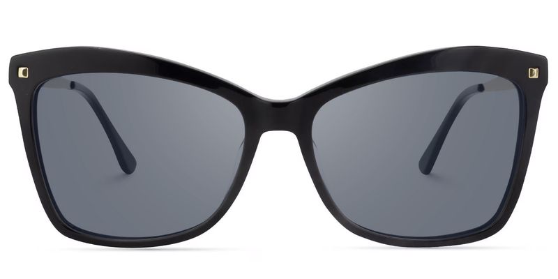 Libby - Butterfly Black Sunglasses