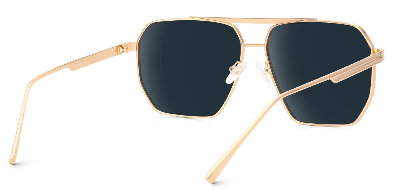 Kadience - Aviator Grey Sunglasses | Vooglam Side View