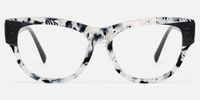 Fusion - Cat Eye Pattern Eyeglasses | Vooglam Angle View