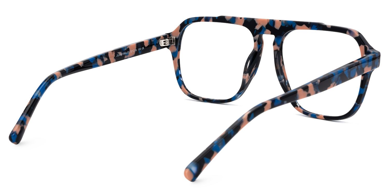 Sosa - Aviator Tortoise Eyeglasses | Vooglam Side View