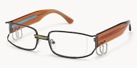Riff - Rectangle Grey Eyeglasses - 2