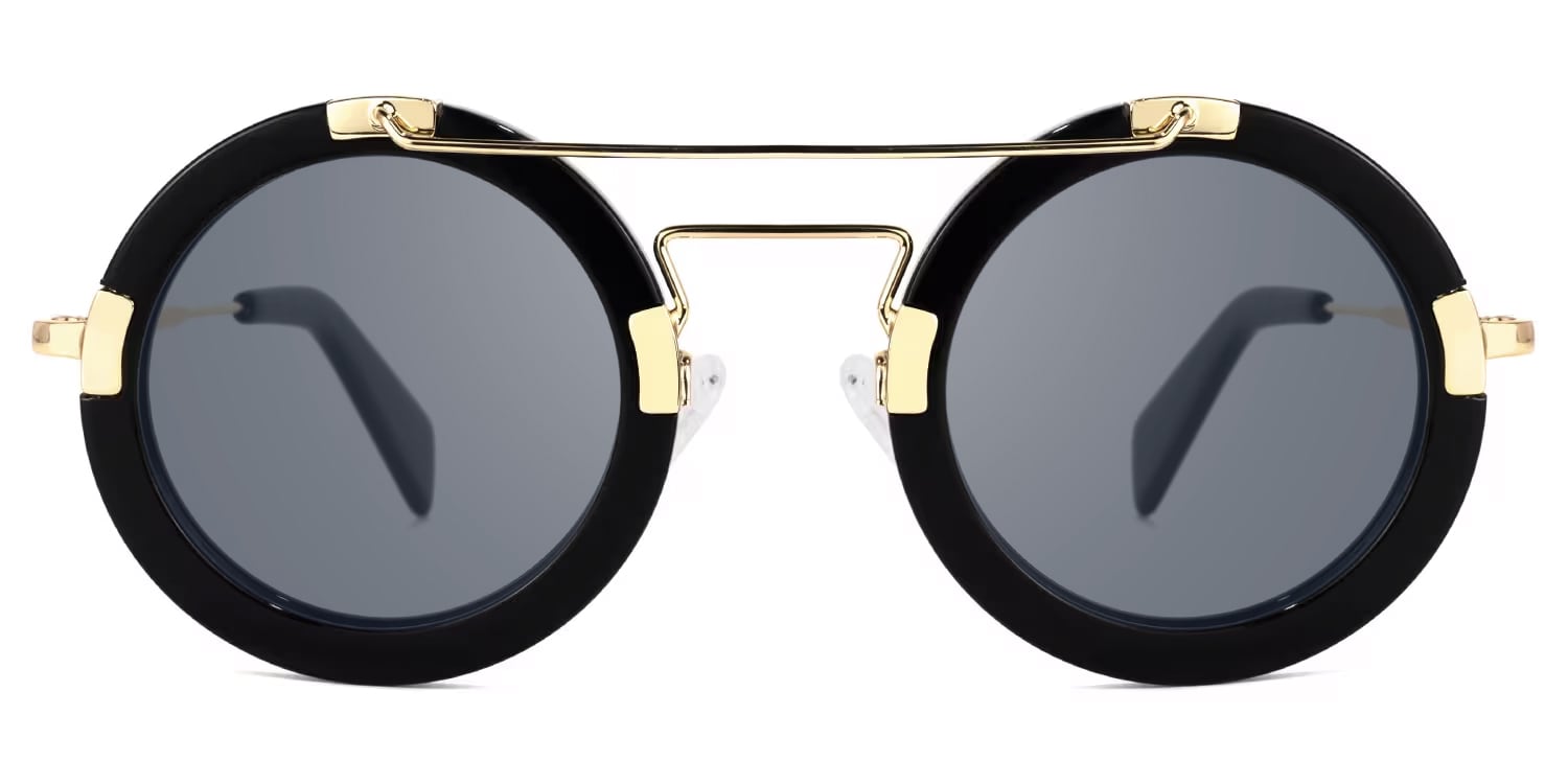 Perkins - Aviator Black Sunglasses - 1